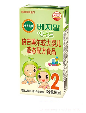 倍吉美爾較大嬰兒液態(tài)配方食品2段