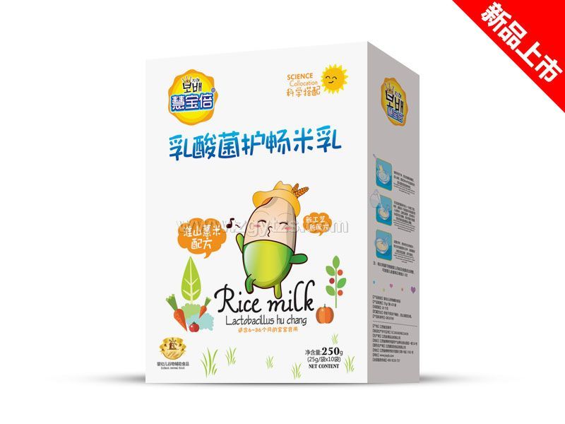 乳酸菌護暢米乳盒裝-淮山薏米