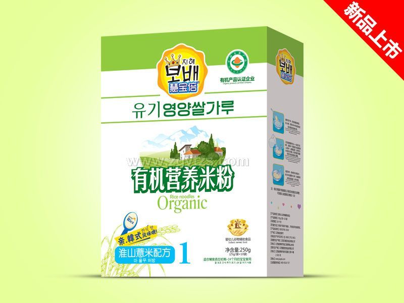 有機米粉盒裝-淮山薏米