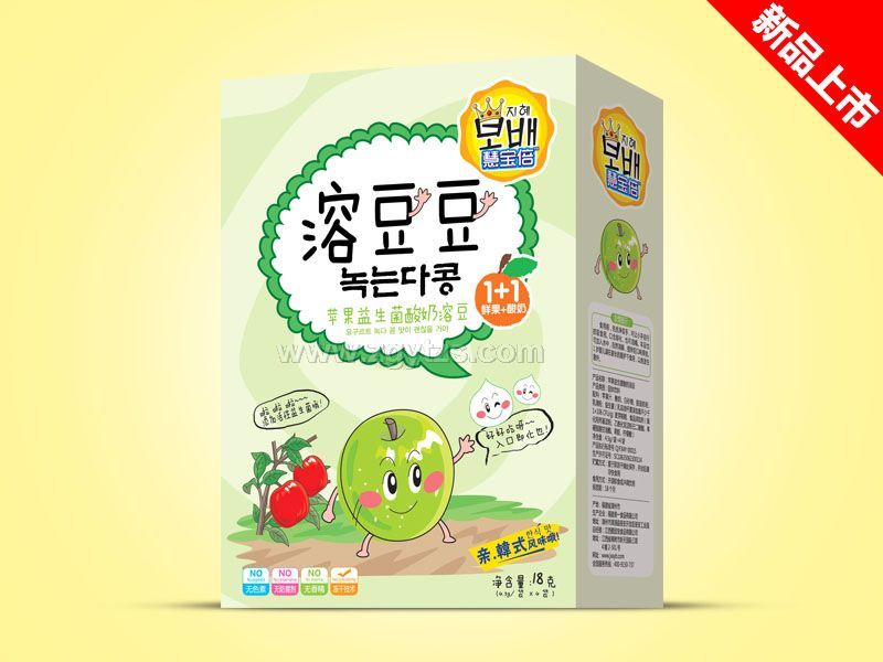 溶豆豆盒裝-蘋果