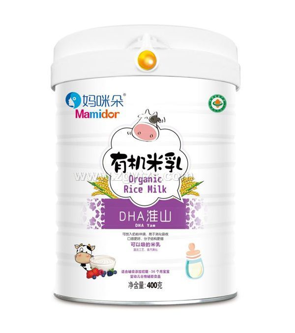媽咪朵有機米乳-DHA淮山