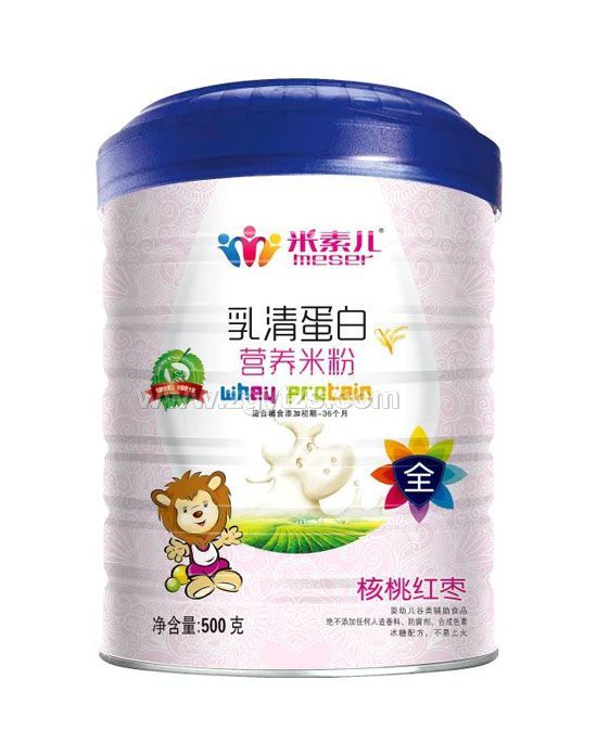 米素兒核桃紅棗乳清蛋白營養(yǎng)米粉