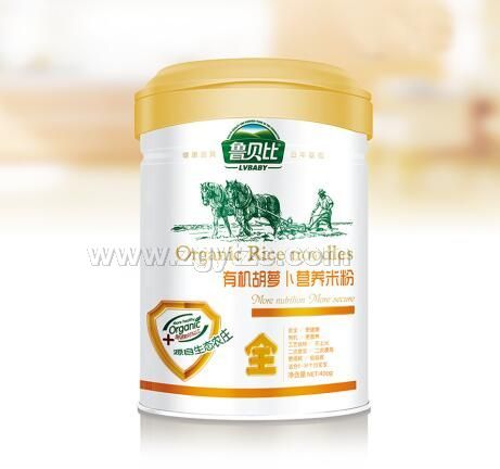 有機(jī)胡蘿卜營(yíng)養(yǎng)米粉聽(tīng)裝