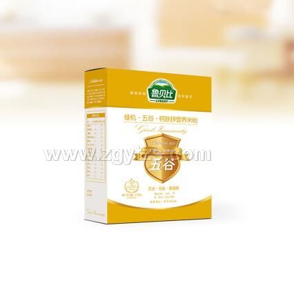 綠機五谷鈣鐵鋅營養米粉盒裝