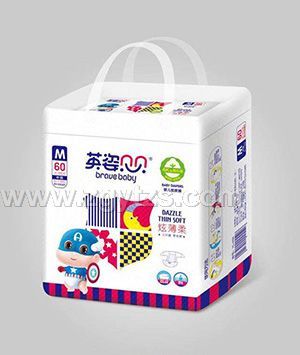英姿貝貝炫薄柔嬰兒紙尿褲M60片