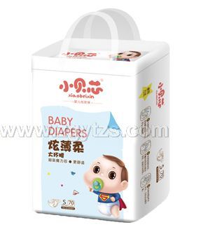 小貝芯炫薄柔大環腰紙尿褲S