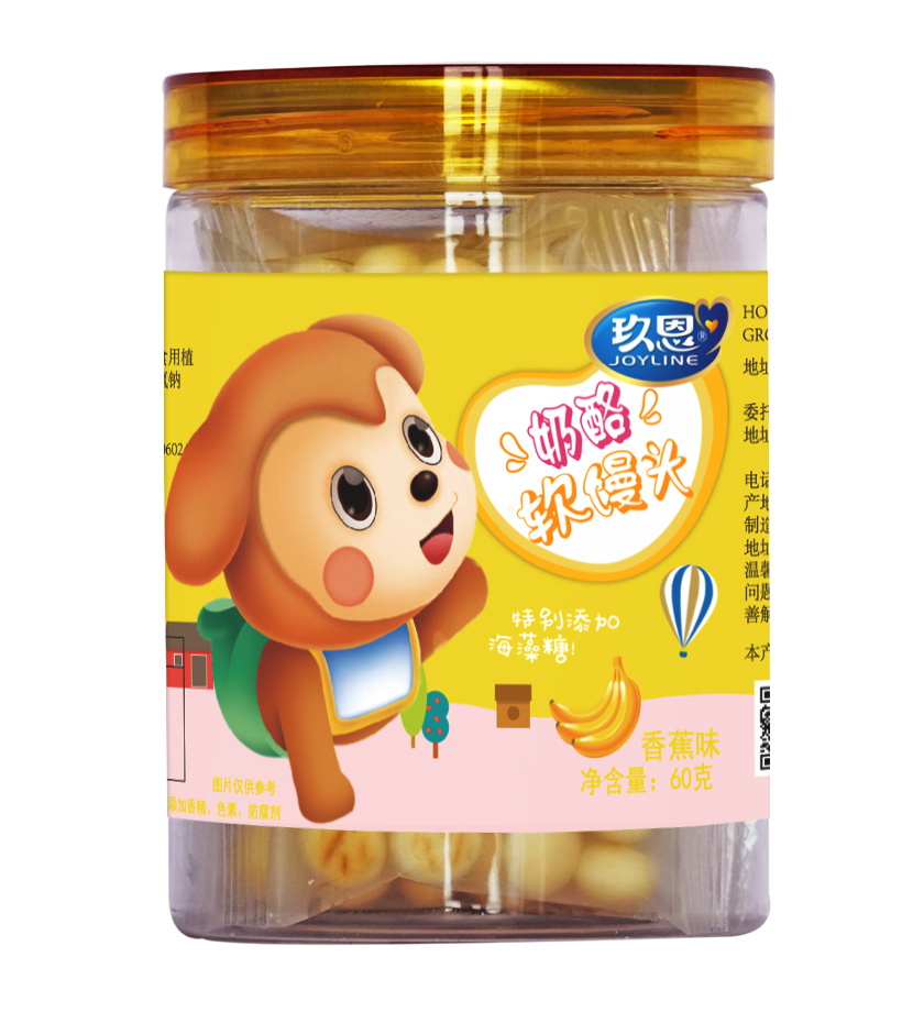 玖恩天然酵母軟饅頭香蕉味