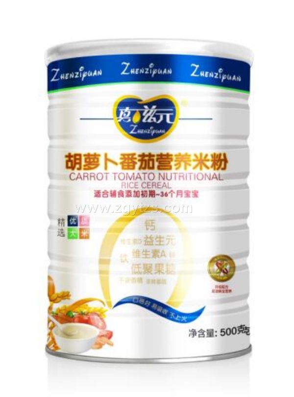 真滋元營(yíng)養(yǎng)米粉-胡蘿卜番茄罐裝