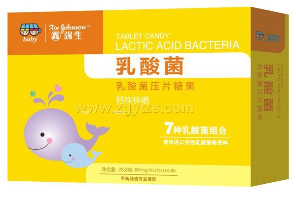 鑫強生-乳酸菌壓片糖果鈣鐵鋅硒