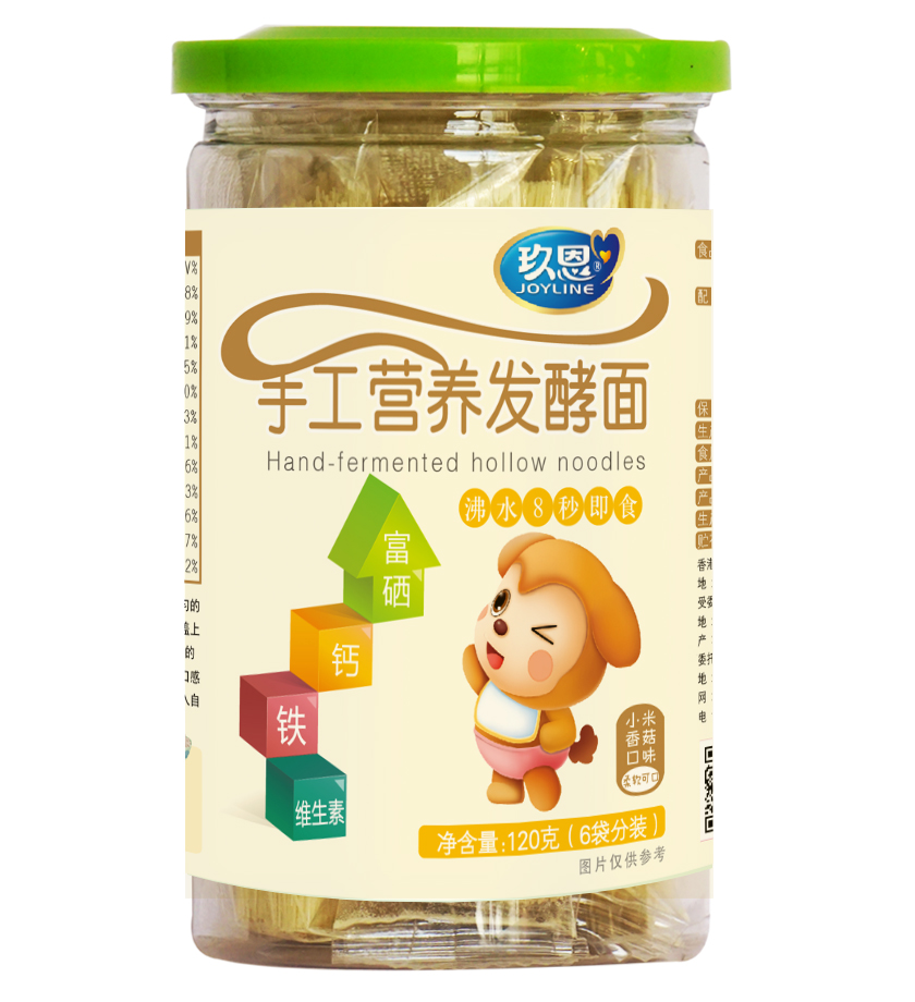 玖恩手工營養(yǎng)發(fā)酵面小米香菇味