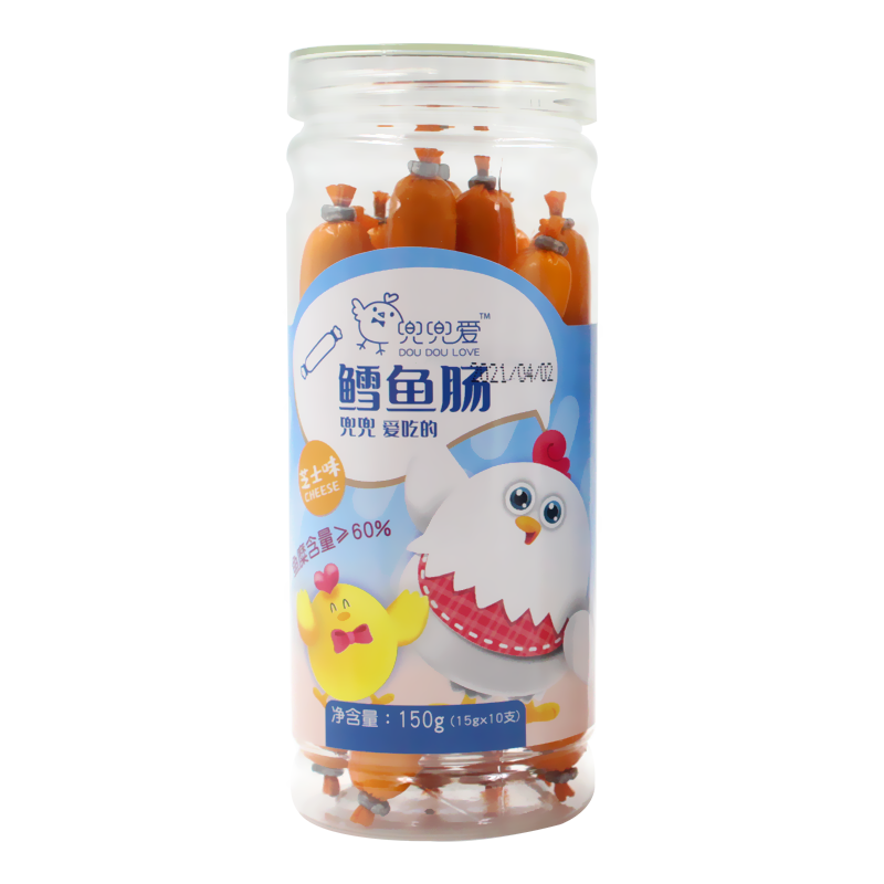 兜兜愛鱈魚腸 150g芝士味