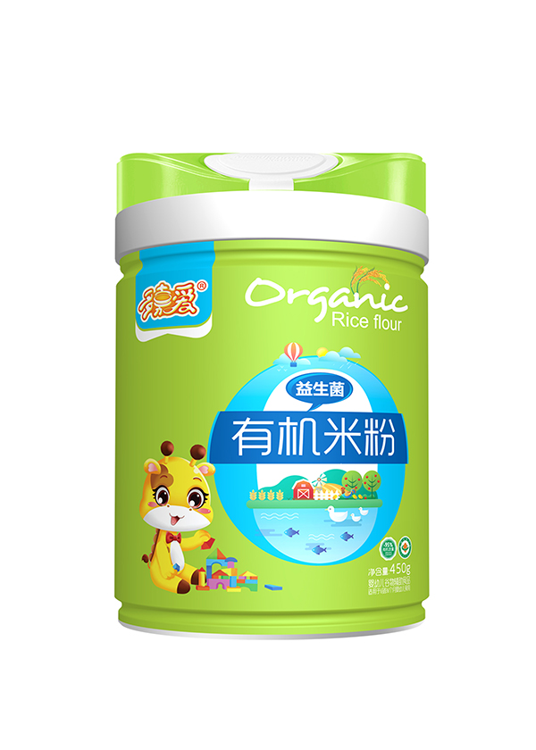 多嘉愛有機米粉罐裝(益生菌)