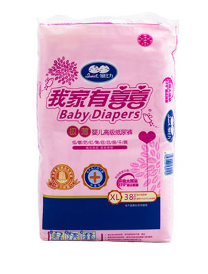 加比力我家有喜極薄嬰兒高級(jí)紙尿褲XL碼38片