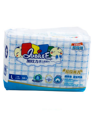 加比力超級(jí)非凡嬰兒紙尿片L碼34片