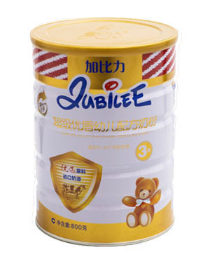 加比力超級(jí)優(yōu)盾幼兒配方奶粉3段800g聽(tīng)裝