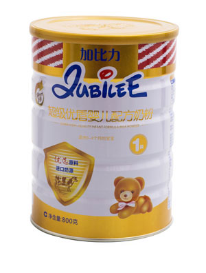 加比力超級(jí)優(yōu)盾嬰兒配方奶粉1段800g聽(tīng)裝