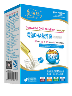 康保聰海藻DHA營養(yǎng)粉豎