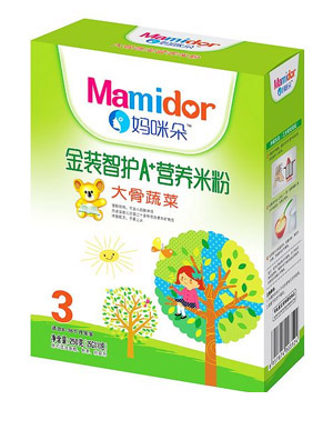 媽咪朵智護(hù)大骨蔬菜A+營(yíng)養(yǎng)米粉(盒裝)