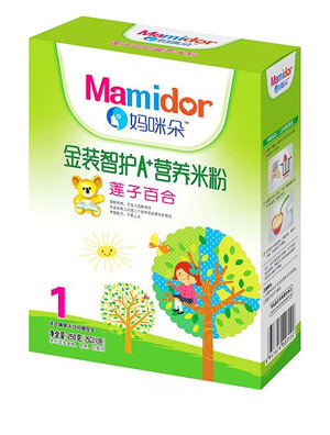 媽咪朵智護(hù)蓮子百合A+營(yíng)養(yǎng)米粉(盒裝)
