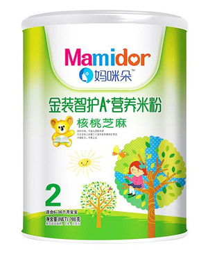 媽咪朵智護(hù)核桃芝麻A+營(yíng)養(yǎng)米粉(聽(tīng)裝)