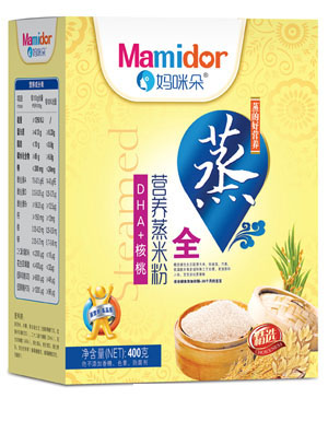 媽咪朵DHA核桃營(yíng)養(yǎng)蒸米粉