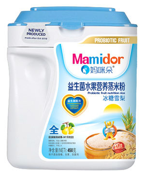 媽咪朵冰糖雪梨益生菌水果營(yíng)養(yǎng)蒸米粉