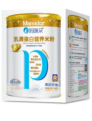 媽咪朵果蔬多維乳清蛋白營(yíng)養(yǎng)米粉盒裝