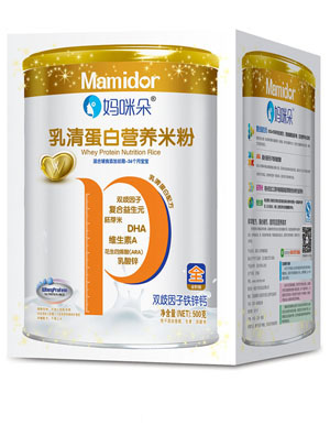 媽咪朵雙歧因子鐵鋅鈣乳清蛋白營(yíng)養(yǎng)米粉盒裝