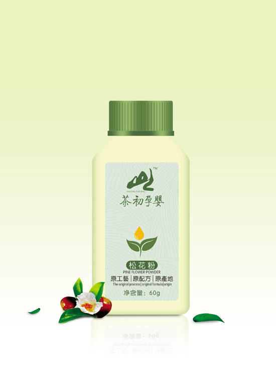 茶初孕嬰松花粉
