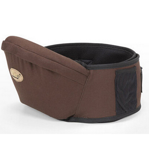 背背親純棉嬰兒腰凳咖啡