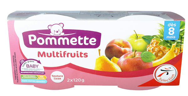 寶美特多種水果泥