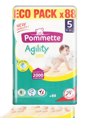 寶美特超薄干爽尿褲3段60片