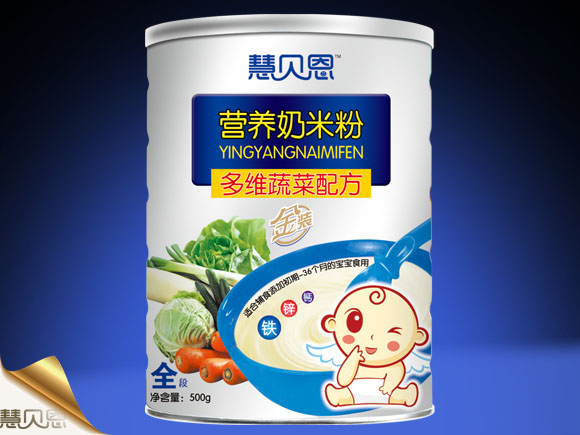 慧貝恩多維蔬菜配方營養奶米粉