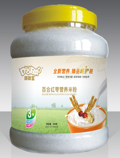 嘟嘟寶百合紅棗營養(yǎng)米粉