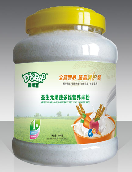 嘟嘟寶益生元果蔬多維營養米粉