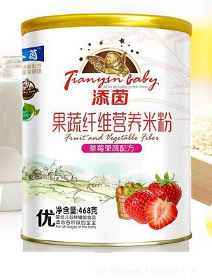 添茵草莓果蔬配方果蔬纖維營養米粉