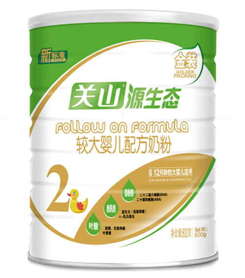 源生態(tài)金裝較大嬰兒配方奶粉800g