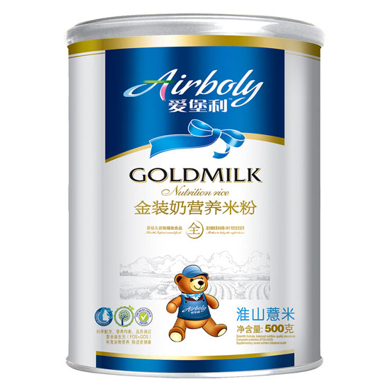 愛(ài)堡利淮山薏米奶營(yíng)養(yǎng)米粉500g聽(tīng)裝