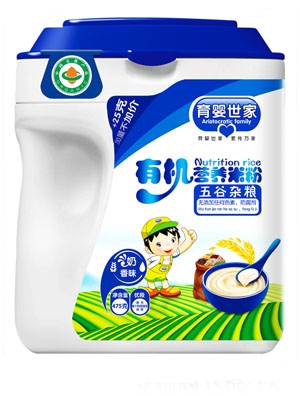 育嬰世家百合蓮子有機營養米粉