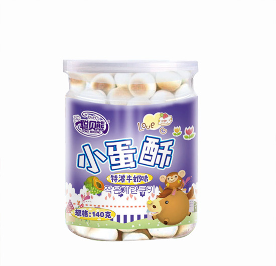 聰貝熊小蛋酥特濃牛奶味