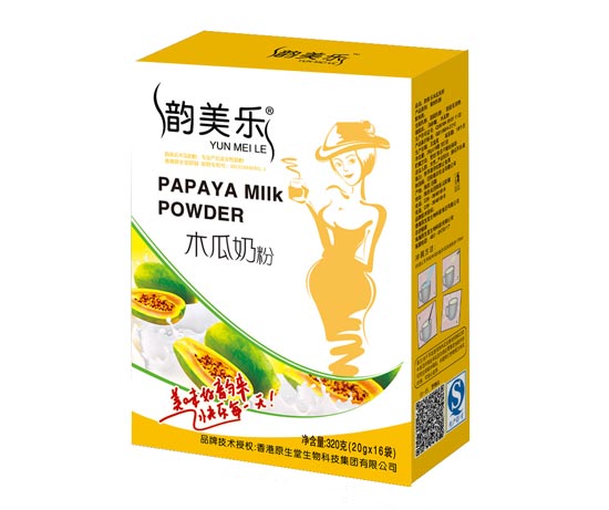 韻美樂木瓜奶粉盒裝
