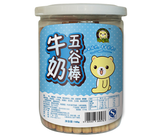 嘻嘻熊牛奶五谷棒