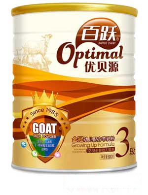 優貝源金冠幼兒配方羊乳粉3段