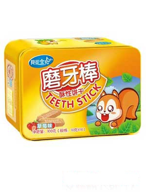 貝拉寶貝草莓味磨牙棒