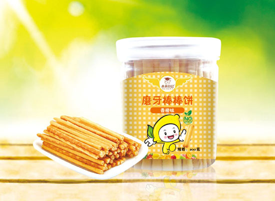 香橙味磨牙棒棒餅