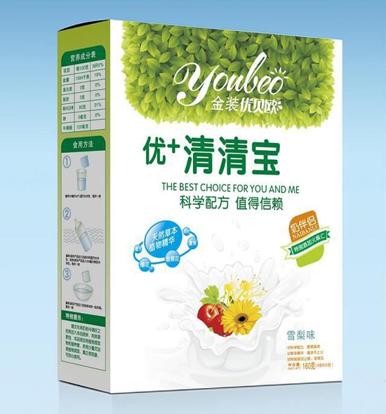 優貝歐優+清清寶雪梨味