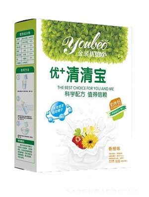 優(yōu)貝歐優(yōu)+清清寶香橙味