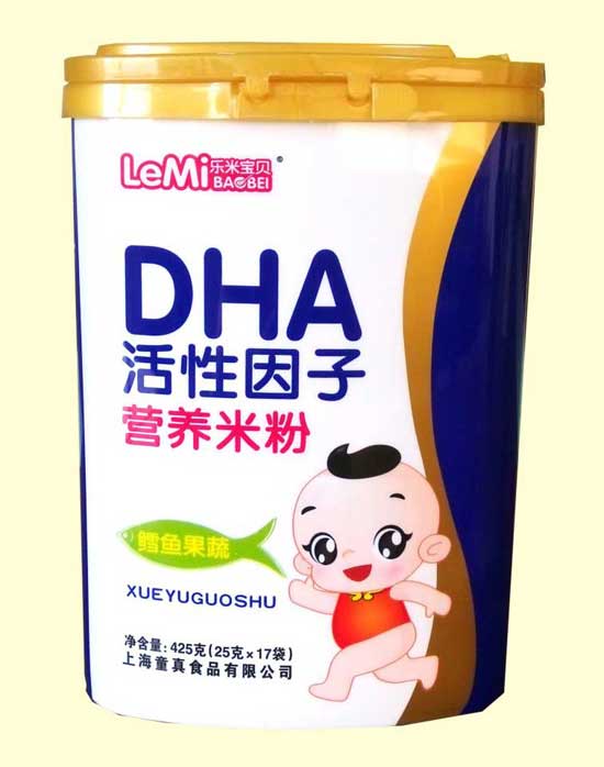 樂米寶貝鱈魚果蔬營養米粉