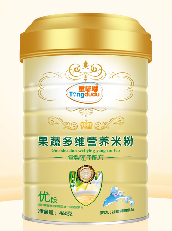 童嘟嘟雪梨蓮子配方果蔬多維營養米粉