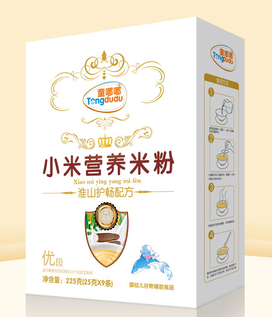 童嘟嘟淮山護(hù)暢配方小米營養(yǎng)米粉